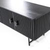 Černý dřevěný TV stolek Remi 250 x 45 cm -fv-interier-25
