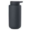 Černý kameninový dávkovač na mýdlo Ume 450 ml