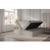 Světle béžová sametová postel boxspring ASH 200 x 200 cm -fv-interier-25