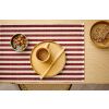 Set dvou červených prostírání Stripe 48 x 33 cm