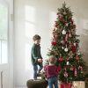 Umělý vánoční strom s LED světlem J-line Arthur 225 cm -fv-interier-25