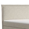 Béžová čalouněná postel boxspring CALMA 200 x 200 cm -fv-interier-25