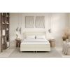 Krémově bílá čalouněná postel boxspring CAVA 200 x 200 cm -fv-interier-25
