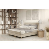 Světle béžová čalouněná postel boxspring CAVA 140 x 200 cm -fv-interier-25