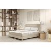 Světle béžová čalouněná postel boxspring CAVA 160 x 200 cm -fv-interier-25