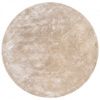 Béžový kulatý koberec Plain 250 cm