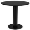 Černý lakovaný bistro stolek Sool 80 cm