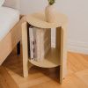 Žlutý kovový odkládací stolek Wa 32 cm -fv-interier-25