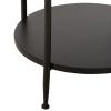Hnědo-černý odkládací stolek J-line Dopp 45 cm -fv-interier-25