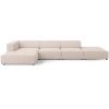 Béžová čalouněná rohová pohovka Cosmopolitan Design Arendal 341 cm, levá