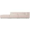 Béžová čalouněná čtyřmístná pohovka Cosmopolitan Design Arendal 262 cm, levá