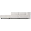 Světle šedá čalouněná čtyřmístná pohovka Cosmopolitan Design Arendal 262 cm, levá