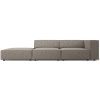 Šedá čalouněná čtyřmístná pohovka Cosmopolitan Design Arendal 262 cm, levá