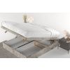 Béžová čalouněná dvoulůžková postel HICKORY 140 x 200 cm s úložným prostorem -fv-interier-25
