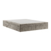 Béžová čalouněná dvoulůžková postel HICKORY 160 x 200 cm s úložným prostorem