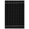 Černá bavlněná utěrka Minimal 50 x 70 cm
