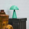 Zelená kovová nabíjecí stolní lampa Hübsch Mush 20 cm -fv-interier-25