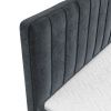 Antracitová sametová postel boxspring KOBBE 200 x 200 cm -fv-interier-25