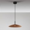Hnědé skleněné závěsné LED světlo Nova Luce Polifemo 40 cm -fv-interier-25