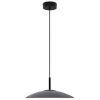 Kouřově šedé skleněné závěsné LED světlo Nova Luce Polifemo 40 cm