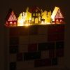 Červeno-zelený dřevěný adventní kalendář s LED světlem J-line Glow -fv-interier-25