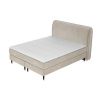 Béžová sametová postel boxspring OFFO 200 x 200 cm -fv-interier-25