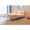 Bílá dubová lavice Klupa 120 cm s výpletem -fv-interier-25