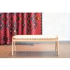 Bílá dubová lavice Klupa 120 cm s výpletem -fv-interier-25