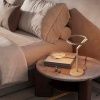 Hnědá kovová stolní LED lampa Nova Luce Tilia -fv-interier-25