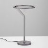 Stříbrnošedá kovová stolní LED lampa Nova Luce Tilia -fv-interier-25