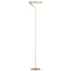 Hnědá kovová stojací LED lampa Nova Luce Tilia 168 cm