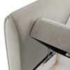 Světle béžová sametová postel boxspring ORGANIC 160 x 200 cm -fv-interier-25