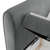 Šedá sametová postel boxspring ORGANIC 160 x 200 cm -fv-interier-25