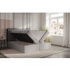 Světle béžová sametová postel boxspring PILLAR 160 x 200 cm -fv-interier-25