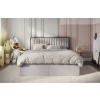 Světle béžová sametová postel boxspring PILLAR 180 x 200 cm -fv-interier-25