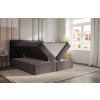 Hnědá sametová postel boxspring PILLAR 160 x 200 cm -fv-interier-25