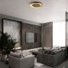 Černo-zlaté kovové stropní LED světlo Nova Luce Epos 60 cm -fv-interier-25