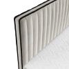 Světle béžová sametová postel boxspring RHODES 160 x 200 cm -fv-interier-25