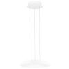 Bílé kovové závěsné LED světlo Nova Luce Epos 40 cm