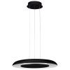Černé kovové závěsné LED světlo Nova Luce Epos 60 cm
