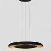 Černo-zlaté kovové závěsné LED světlo Nova Luce Epos 60 cm -fv-interier-25