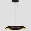 Černo-zlaté kovové závěsné LED světlo Nova Luce Epos 60 cm -fv-interier-25