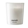 Set dvou sójových vonných svíček Meraki White Garden