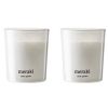 Set dvou sójových vonných svíček Meraki White Garden