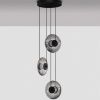 Kouřově šedé skleněné závěsné LED světlo Nova Luce Ballet 35 cm -fv-interier-25