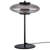 Kouřově šedá skleněná stolní LED lampa Nova Luce Ballet