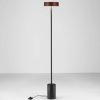 Hnědo-černá kovová stojací LED lampa Nova Luce Thea 135 cm -fv-interier-25