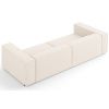 Světle béžová čalouněná čtyřmístná pohovka Cosmopolitan Design Arendal 244 cm