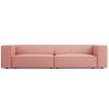 Růžová čalouněná čtyřmístná pohovka Cosmopolitan Design Arendal 244 cm