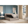 Béžová čalouněná postel boxspring SKYFALL 200 x 200 cm -fv-interier-25